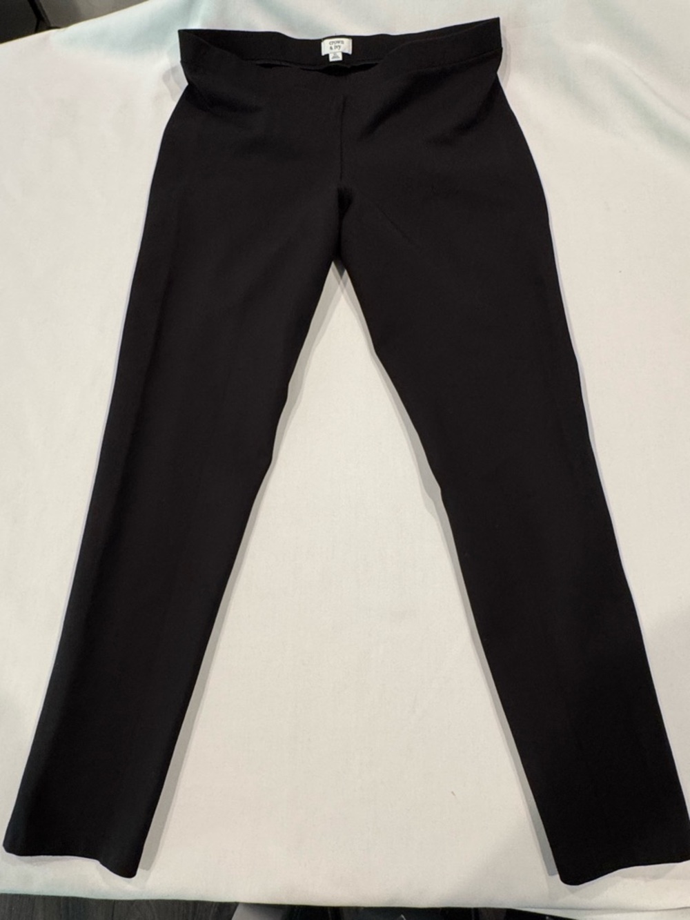 Crown & ivy women’s black stretch pull on dress pants/leggings size XL